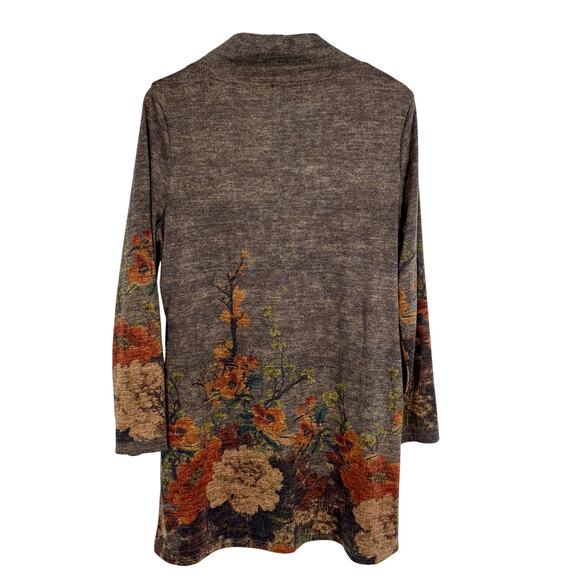 Shana Sz Medium Wearable Art Fall Autumn Thanksgiving Blouse Shirt Top Unique - Picture 8 of 8